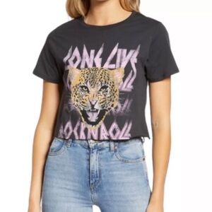 5/$25 Prince Peter Crop Top Tiger Graphic T-Shirt‎